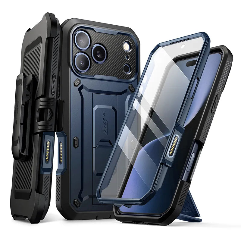 UB PRO Series iPhone 17 Pro Max Camera Control Button Phone Case - Azure02