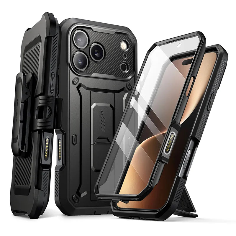UB PRO Series iPhone 17 Pro Max Camera Control Button Phone Case - Black03